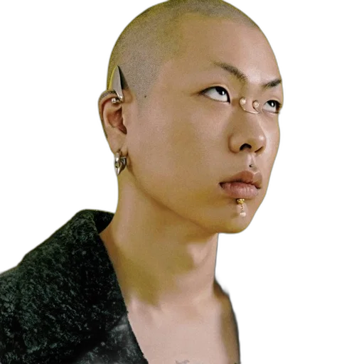 face, jewelry, hair, staff transparent PNG cut-out