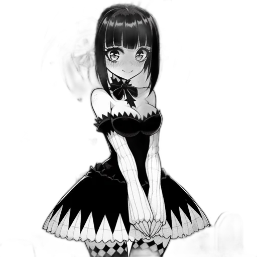 dress, mask, staff, robot transparent PNG cut-out