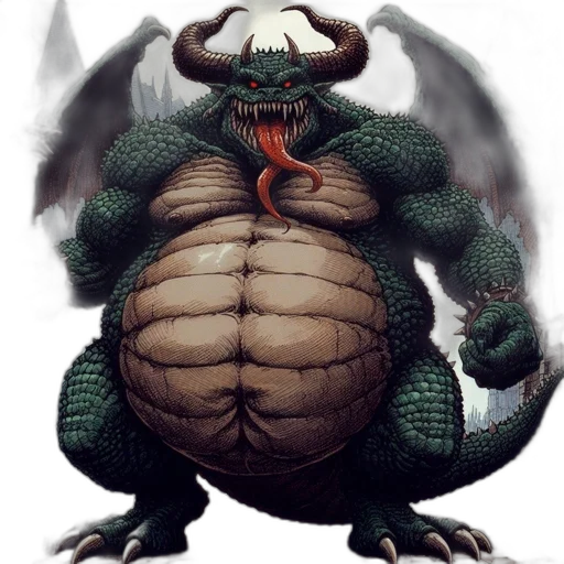 dragon, creature, animal, concept art transparent PNG cut-out