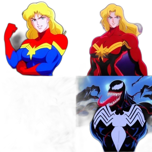 comic book art, concept art, cartoon, anime transparent PNG cut-out