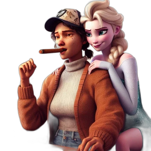 staff, hat, jacket, concept art transparent PNG cut-out