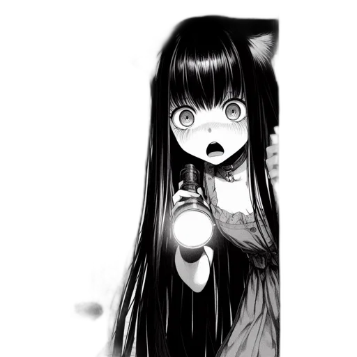 weapon, creature, hair, animal transparent PNG cut-out