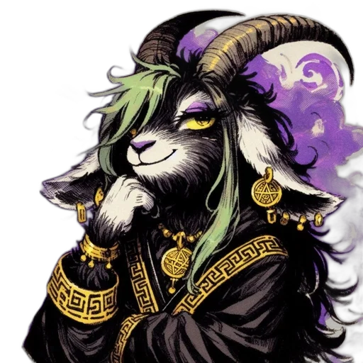 dragon, staff, mask, fantasy art transparent PNG cut-out