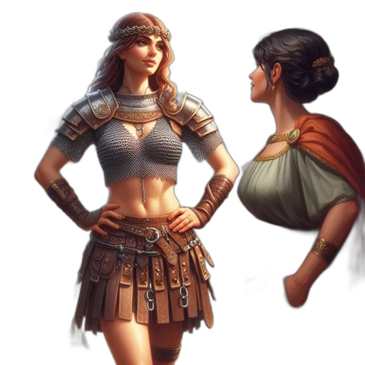 dress, concept art, fantasy art, comic book art transparent PNG cut-out