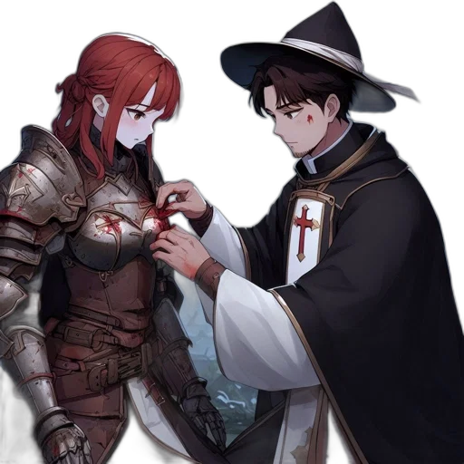 sword, weapon, staff, fantasy art transparent PNG cut-out