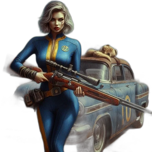 weapon, car, concept art, comic book art transparent PNG cut-out
