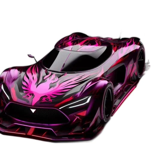 car, shoes, concept art, 3d render transparent PNG cut-out
