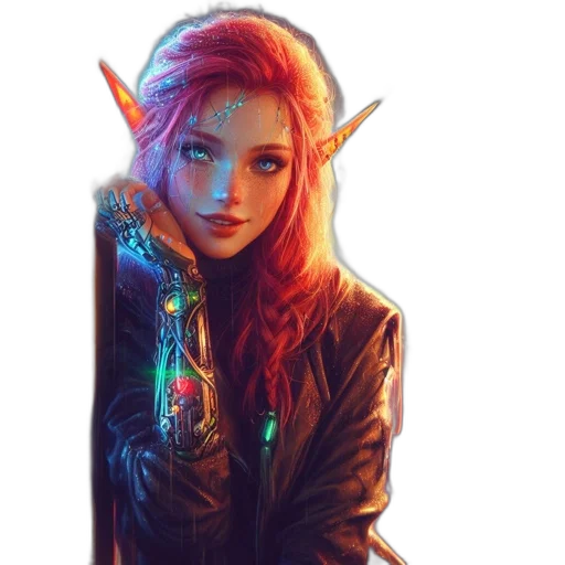 dragon, staff, face, sword transparent PNG cut-out