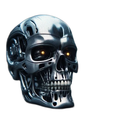 robot, mask, face, 3d render transparent PNG cut-out