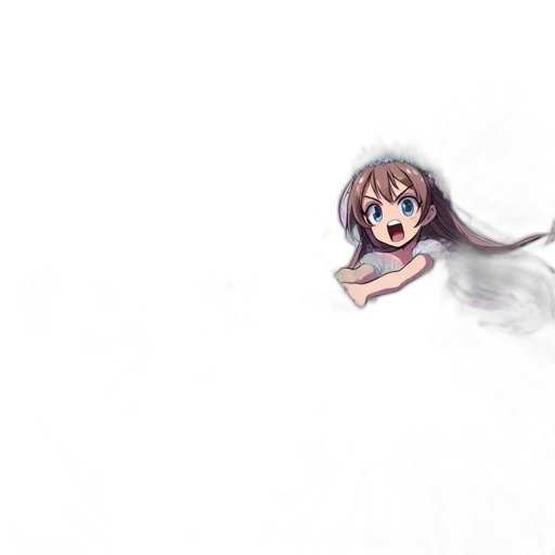 creature, weapon, hair, dress transparent PNG cut-out