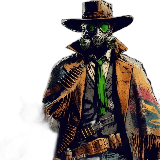 mask, jacket, concept art, comic book art transparent PNG cut-out