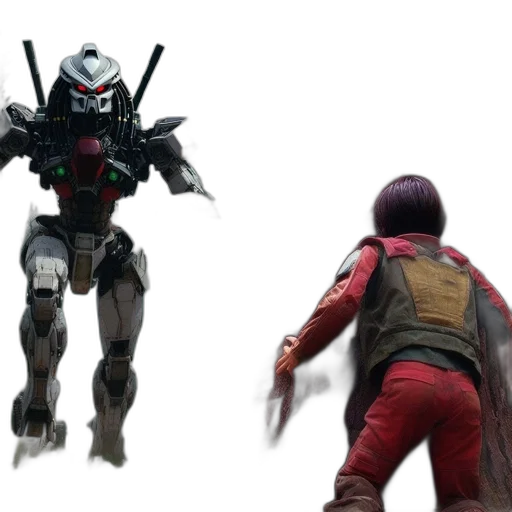 robot, weapon, creature, concept art transparent PNG cut-out