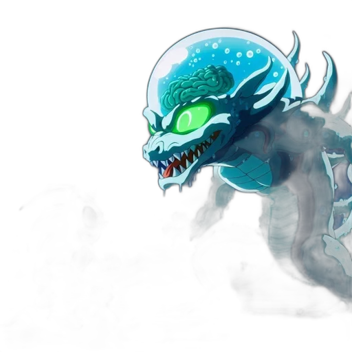 dragon, creature, mask, concept art transparent PNG cut-out