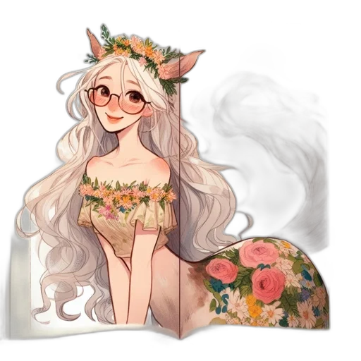 dress, dragon, crown, creature transparent PNG cut-out