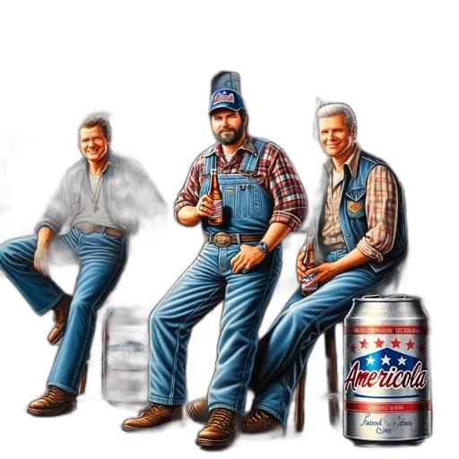 jacket, three, truck, drivers transparent PNG cut-out