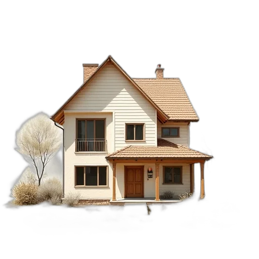 building, furniture, 3d render, photorealistic transparent PNG cut-out