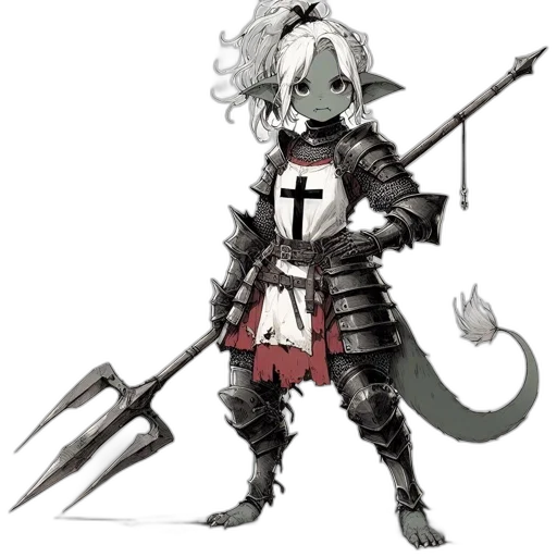 weapon, sword, staff, dragon transparent PNG cut-out
