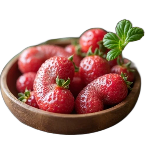 food, crown, photorealistic, red transparent PNG cut-out