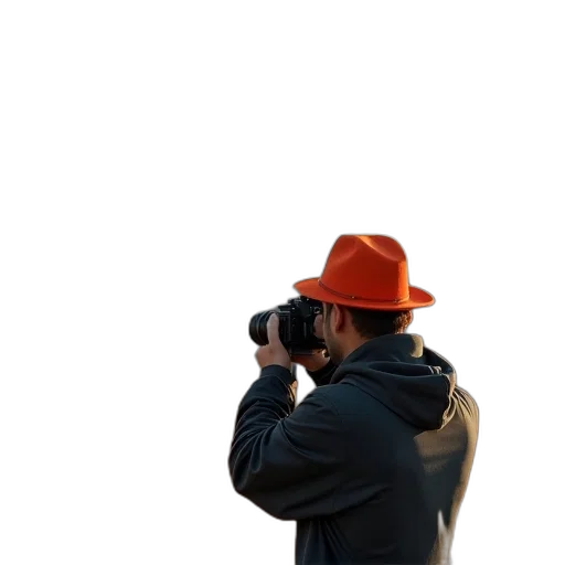 hat, staff, jacket, animal transparent PNG cut-out