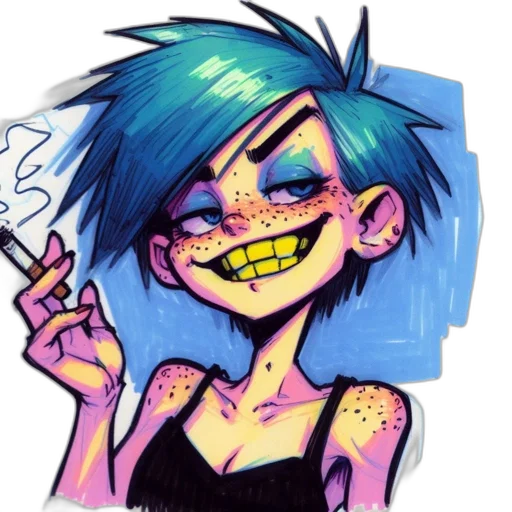 face, mask, cartoon, watercolor transparent PNG cut-out