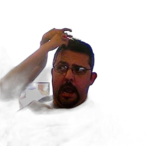 staff, hair, creature, mask transparent PNG cut-out