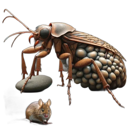 animal, creature, concept art, 3d render transparent PNG cut-out