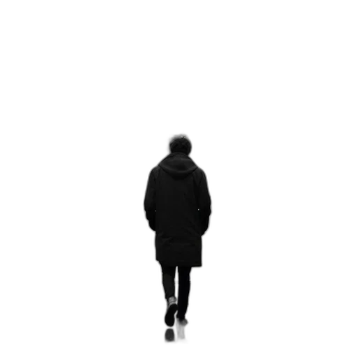 jacket, face, staff, creature transparent PNG cut-out