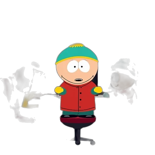 jacket, hat, staff, robot transparent PNG cut-out