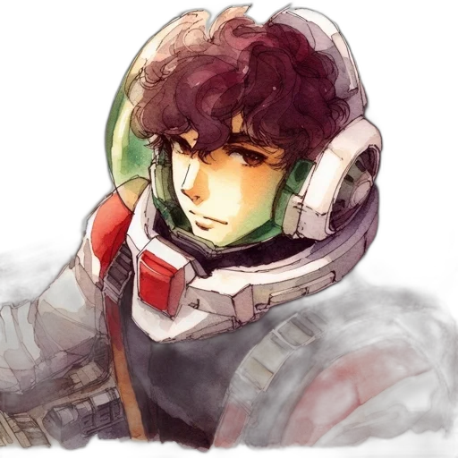 face, robot, watercolor, concept art transparent PNG cut-out