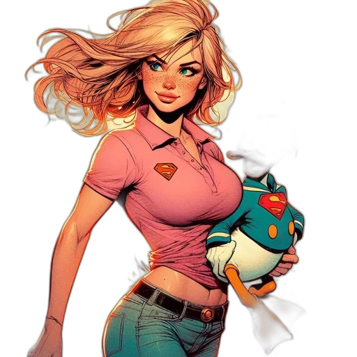 comic book art, concept art, cartoon, fantasy art transparent PNG cut-out