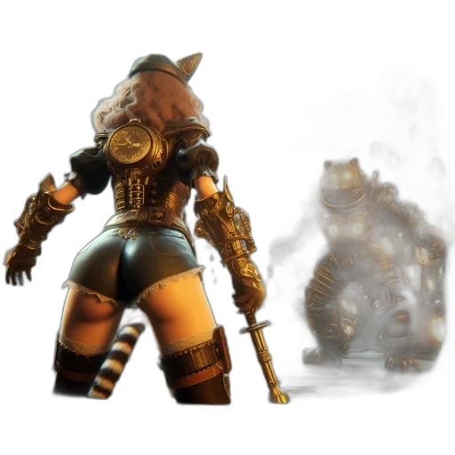 weapon, creature, mask, staff transparent PNG cut-out