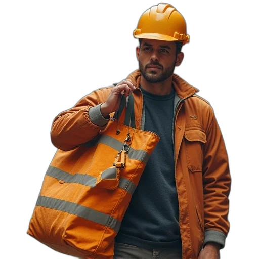 jacket, staff, hat, world transparent PNG cut-out