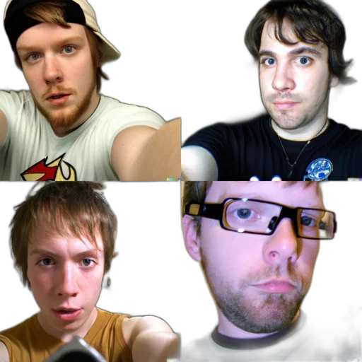 staff, face, robot, crown transparent PNG cut-out