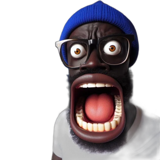 face, mask, creature, hat transparent PNG cut-out