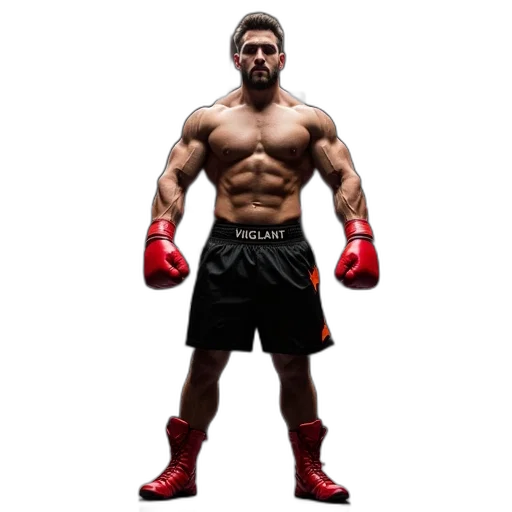 photorealistic, muscular, man, standing transparent PNG cut-out