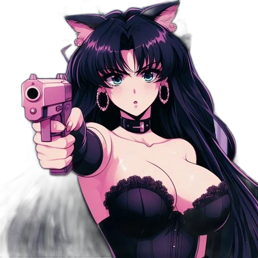 weapon, animal, staff, dress transparent PNG cut-out