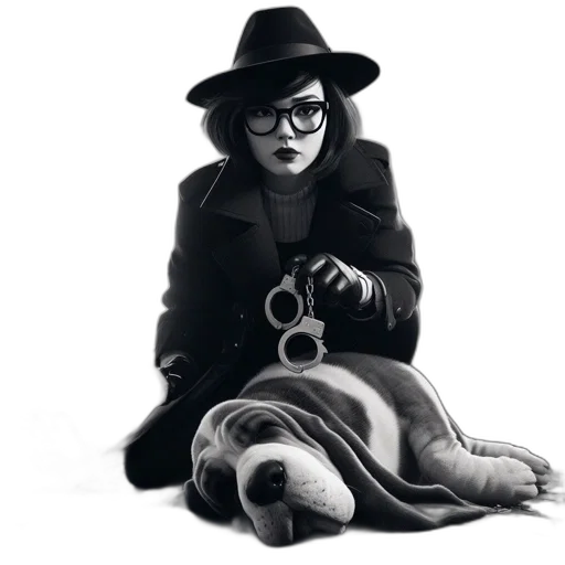 weapon, animal, staff, hat transparent PNG cut-out