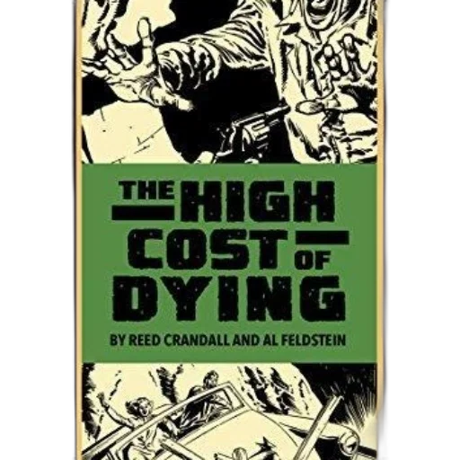 comic book art, high, cost, dying transparent PNG cut-out