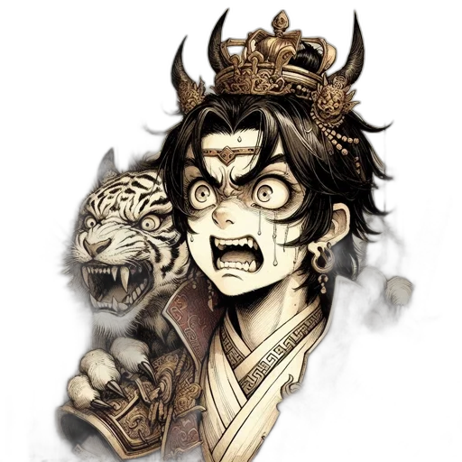 mask, face, staff, crown transparent PNG cut-out