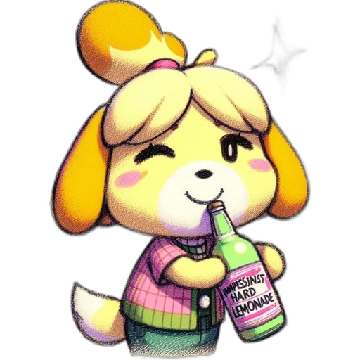 bottle, animal, staff, jacket transparent PNG cut-out
