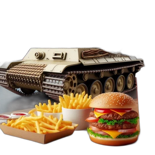 food, weapon, robot, car transparent PNG cut-out
