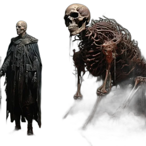 concept art, fantasy art, comic book art, 3d render transparent PNG cut-out