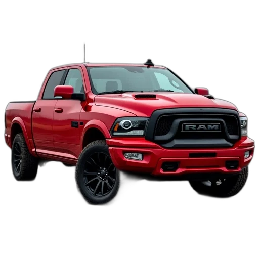 car, photorealistic, ram, pickup transparent PNG cut-out