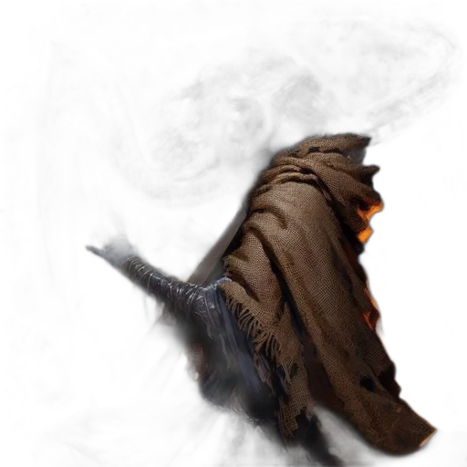 dragon, shoes, staff, weapon transparent PNG cut-out