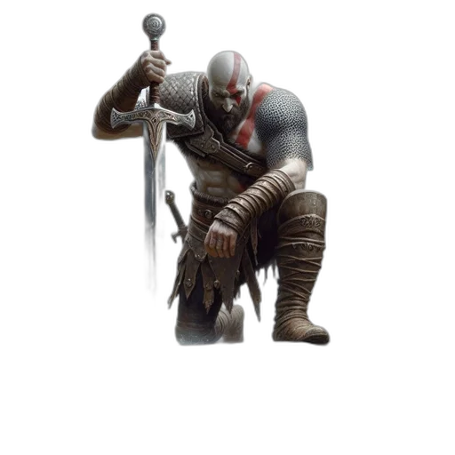 weapon, sword, staff, robot transparent PNG cut-out