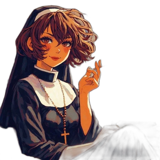 dress, staff, crown, face transparent PNG cut-out