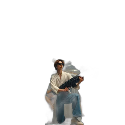 jacket, shoes, robot, creature transparent PNG cut-out