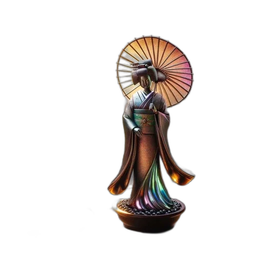 umbrella, staff, dress, jewelry transparent PNG cut-out
