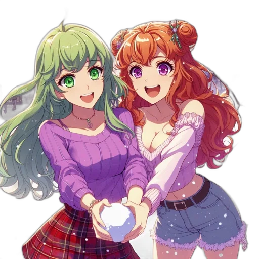 weapon, staff, dress, anime transparent PNG cut-out