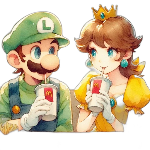 crown, watercolor, pixel art, concept art transparent PNG cut-out